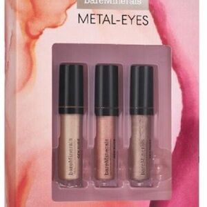 BareMinerals Metal-Eyes GEN NUDE METALLIC EYE TRIO, Limited Edition RARE